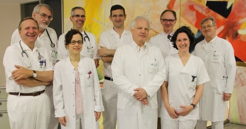 Gruppenfoto - Ärzteteam Abteilung für Innere Medizin II / Krankenhaus der Barmherzigen Brüder Wien Gruppenfoto - Ärzteteam Abteilung für Innere Medizin II